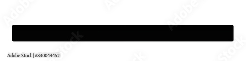 A solid black horizontal rectangle bar