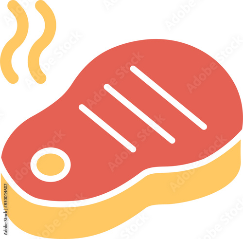Steak Vector Icon