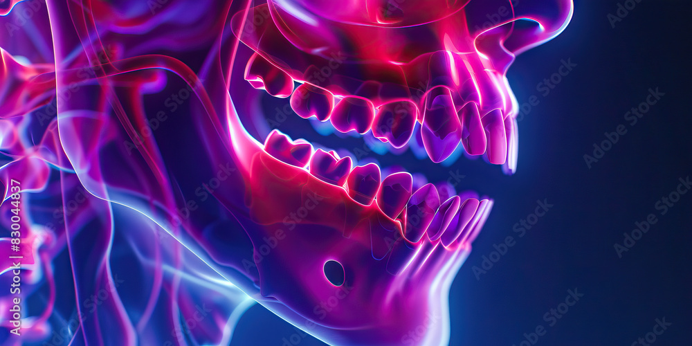 Jaw Pain: The Aching and Stiffness of Jaw Discomfort - Visualize a scene where the jaw feels achy and stiff, possibly due to temporomandibular joint (TMJ) disorder or teeth grinding Jaw Pain: The Aching and Stiffness of Jaw Discomfort - Visualize a scene where the jaw feels achy and stiff, possibly due to temporomandibular joint (TMJ) disorder or teeth grinding