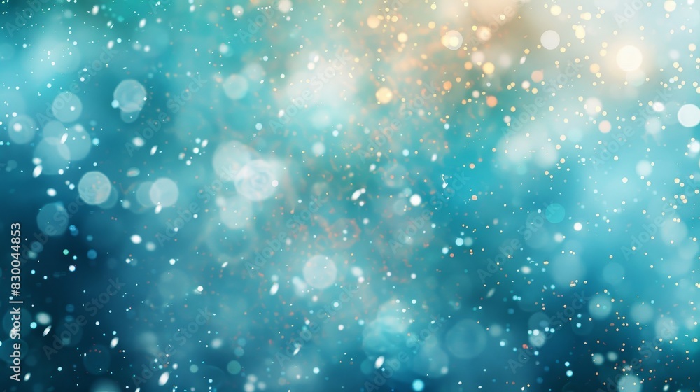 Wintery abstract background with fluid blue and teal patterns misty overlays and twinkling lights backdrop Wintery abstract background with fluid blue and teal patterns misty overlays and twinkling lights backdrop