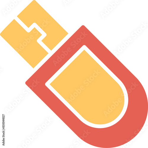 Bitcoin USB Device Vector Icon