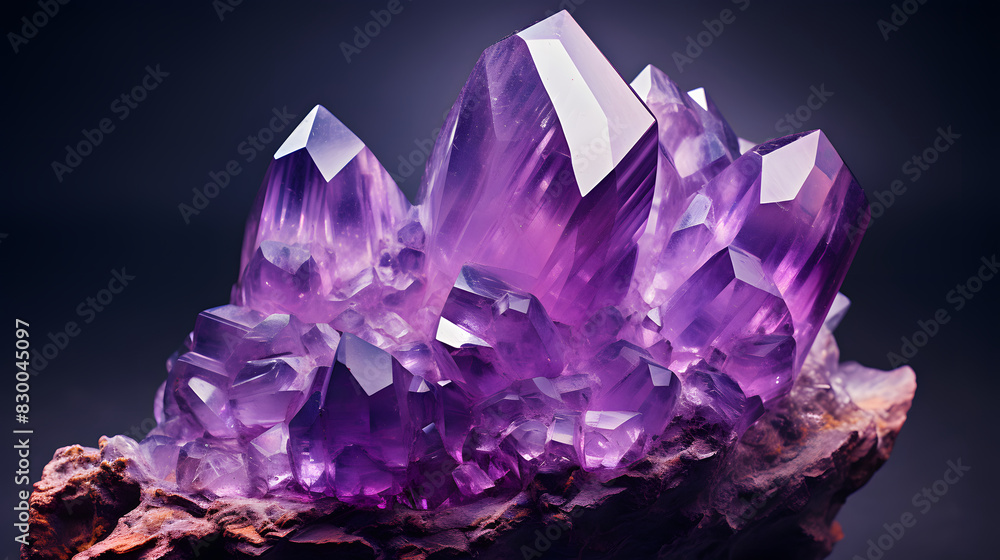 Digital amethyst geometric abstract graphics poster background Digital amethyst geometric abstract graphics poster background