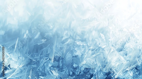 Fragmented ice-like textures with gradient shifts and frosty light sparkle in a winter background backdrop