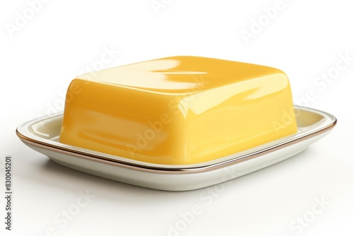 Butter Dish isolated on white background