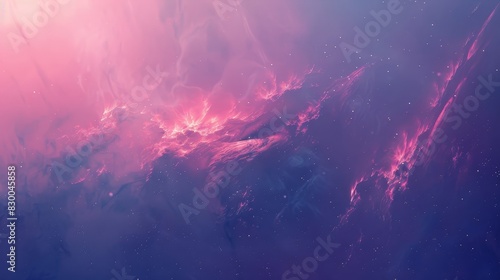 Cool-toned wallpaper with smooth gradients crystalline patterns and glowing stars backdrop photo