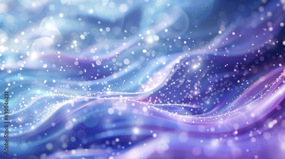 Wintery background featuring flowing blue and lavender lines frost patterns and light shimmer backdrop Wintery background featuring flowing blue and lavender lines frost patterns and light shimmer backdrop