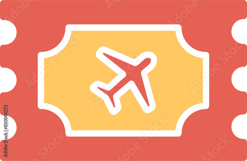 Plane Tickets Vector Icon