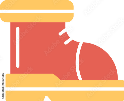 Ski Boots Vector Icon