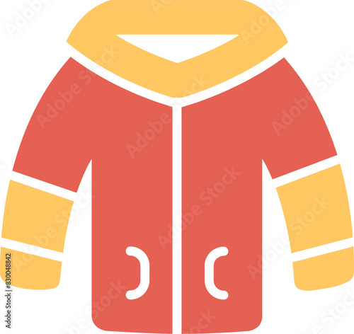 Winter Jacket Vector Icon