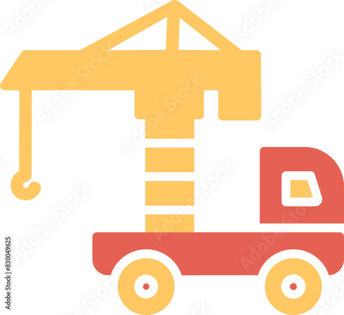 Lifter Crane Vector Icon