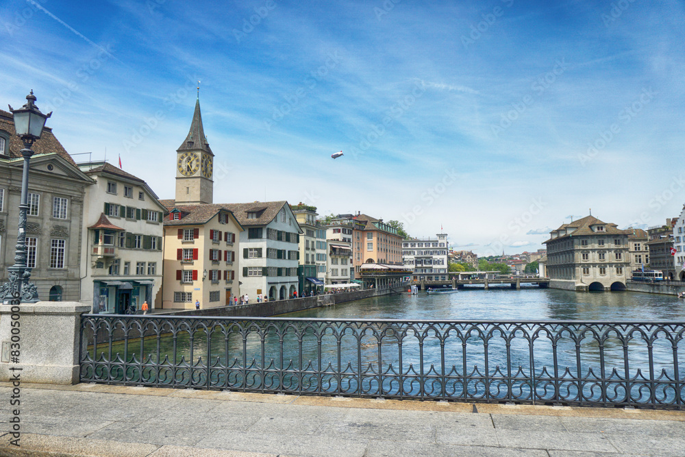 Fototapeta premium View of Zurich, Switzerland