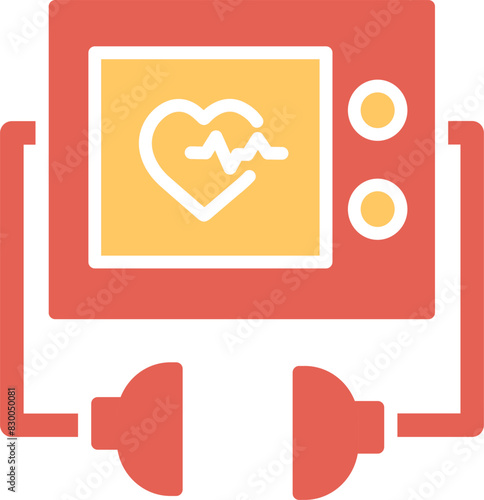 Defibrillator Vector Icon