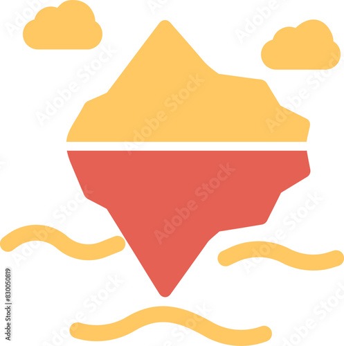 Iceberg Vector Icon