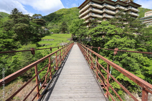 the view of kinugawa onsen, in tochigi, near tokyo