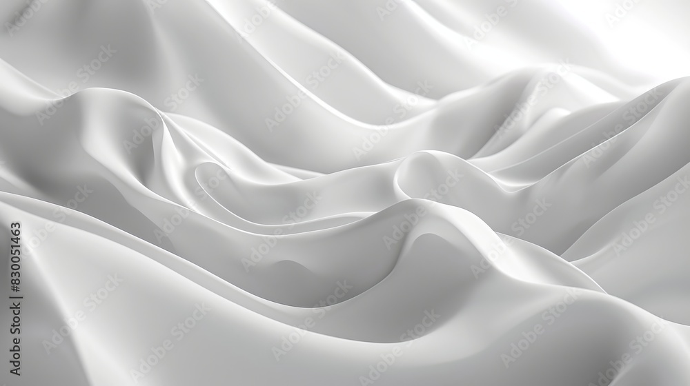 Fototapeta premium Minimalist Backgrounds Smooth Texture: A 3D copy space background with a smooth texture