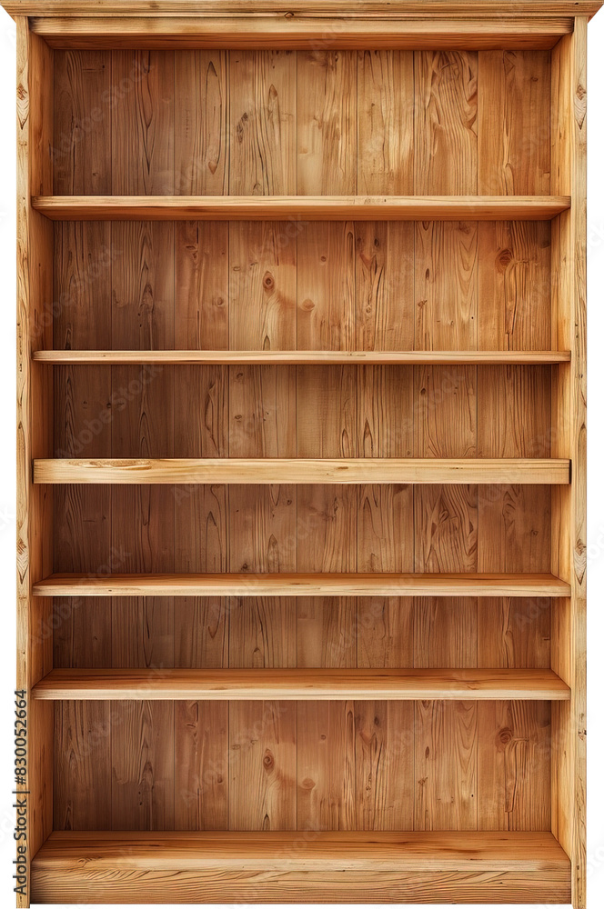 Wooden shelves isolated on transparent background. PNG Wooden shelves isolated on transparent background. PNG