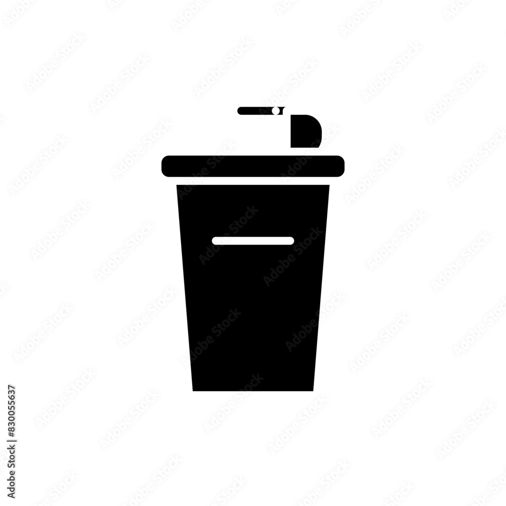 water bottle glyph icon water bottle glyph icon