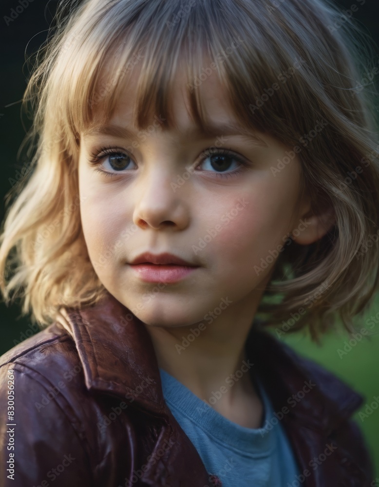 portrait of a little girl portrait of a little girl