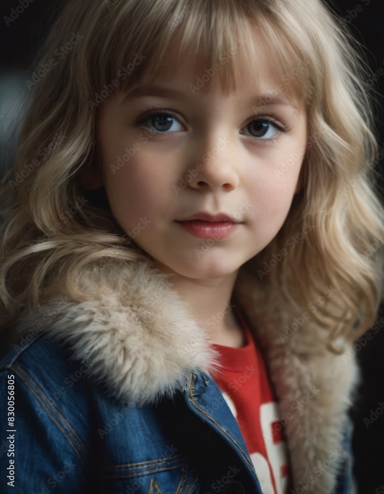 portrait of a little girl portrait of a little girl