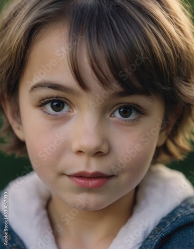 portrait of a little girl