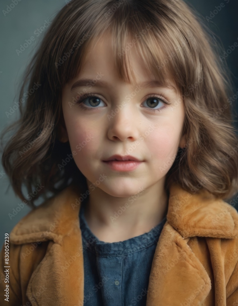 portrait of a little girl portrait of a little girl