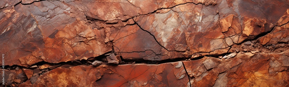 orange golden brown rock texture with cracks. Rough mountain surface orange golden brown rock texture with cracks. Rough mountain surface