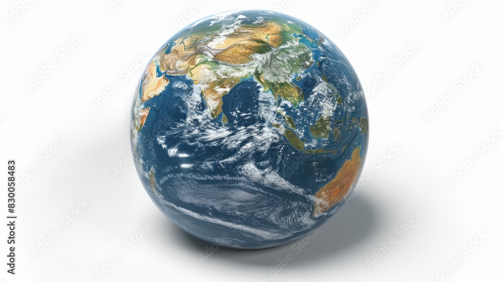 a globe, isolated against a pristine white background, showcasing the intricate geography of the world as seen from space. a globe, isolated against a pristine white background, showcasing the intricate geography of the world as seen from space.