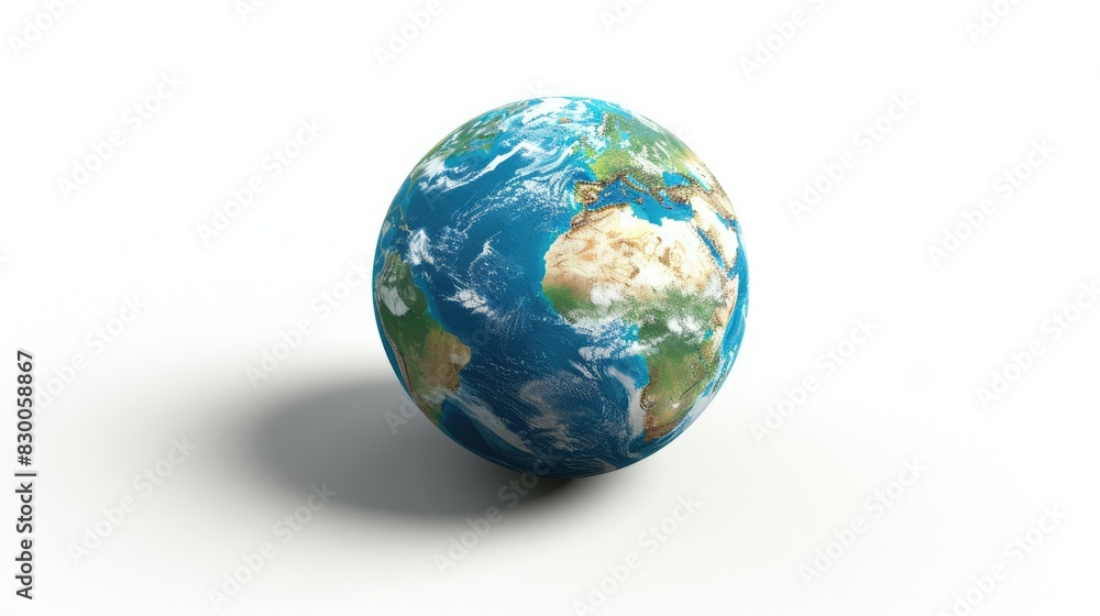 a globe, isolated against a pristine white background, showcasing the intricate geography of the world as seen from space. a globe, isolated against a pristine white background, showcasing the intricate geography of the world as seen from space.
