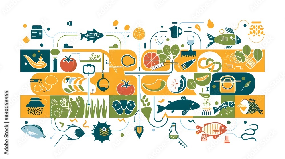 Circular Food Economy Diagram: An Illustrated Guide to Resourceful and Sustainable Food Practices Circular Food Economy Diagram: An Illustrated Guide to Resourceful and Sustainable Food Practices