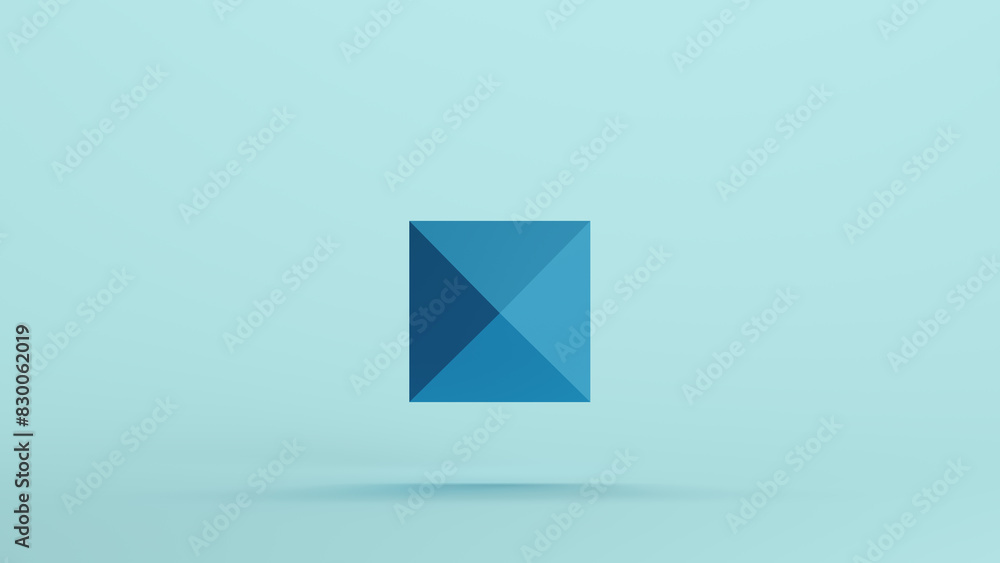 Blue pyramid face geometric shape solid structure prism pale background 3d illustration render digital rendering
Blue pyramid face geometric shape solid structure prism pale background 3d illustration render digital rendering