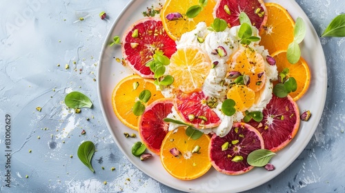 Fresh Citrus and Chicory Ricotta Salad