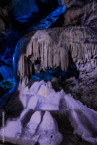 Serene subterranean splendor, exploring Lazar's caves natural formations in Serbia photo