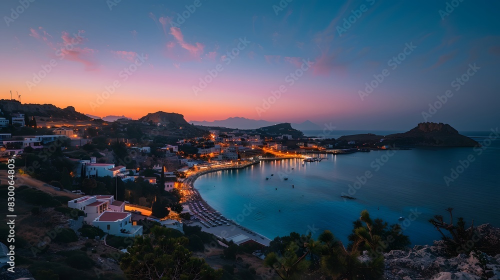 Beautiful beach views in Greece, Clean and beautiful, in the afternoon, which in Generate AI Beautiful beach views in Greece, Clean and beautiful, in the afternoon, which in Generate AI