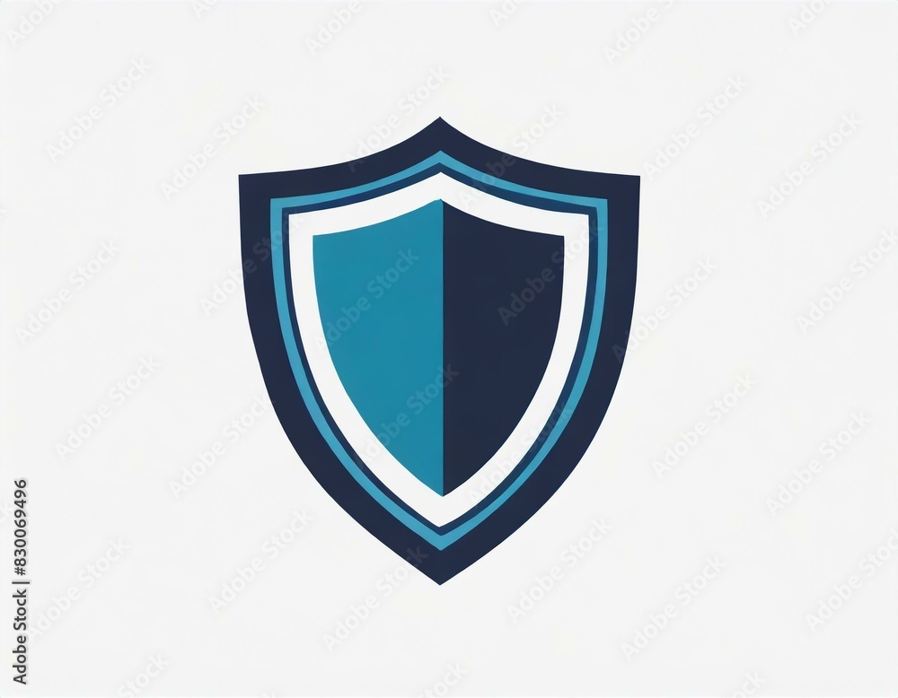 shield vector icon on white background shield vector icon on white background