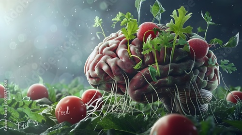 Brain with Vegetable Neuron...