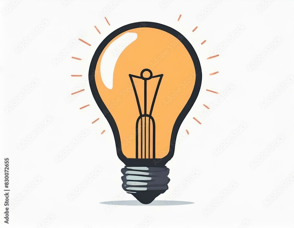 light bulb vector icon on white background light bulb vector icon on white background