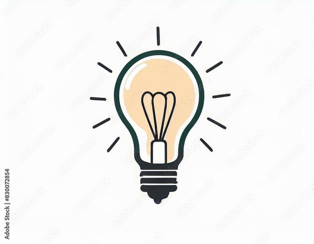 light bulb vector icon on white background light bulb vector icon on white background