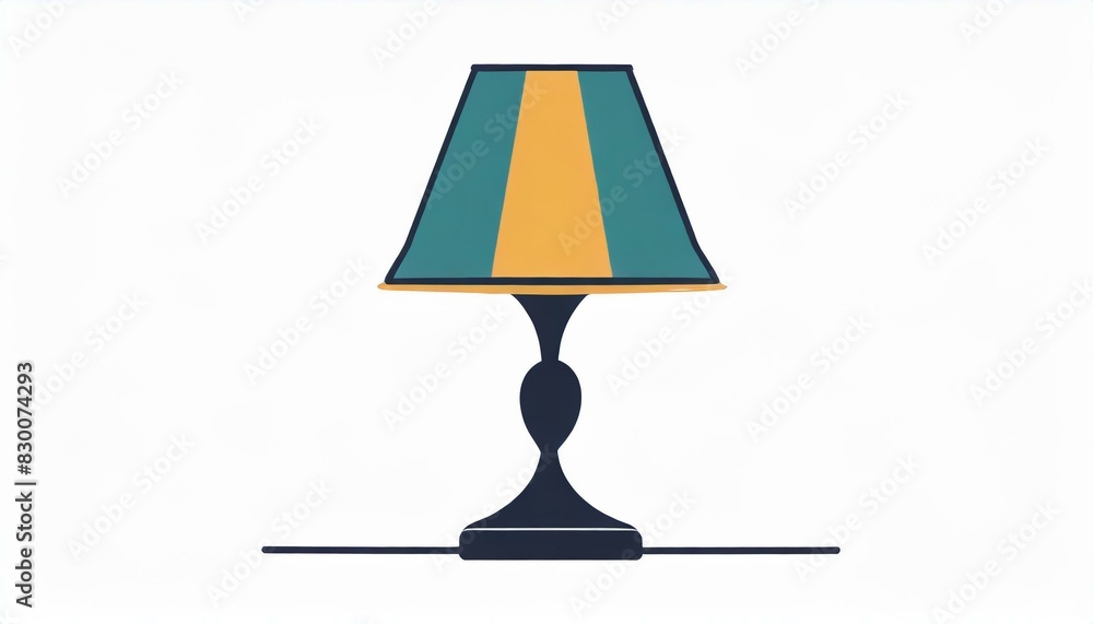 table lamp vector icon on white background table lamp vector icon on white background