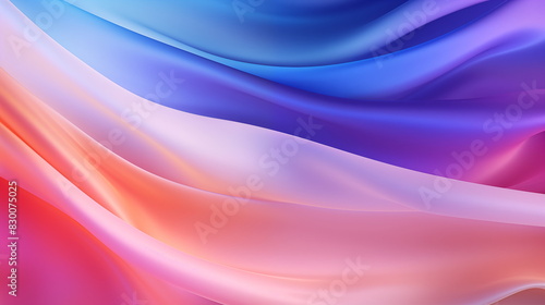 beautiful colorful silk background. fulcolor silk with gradient color