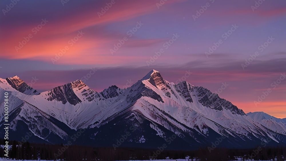 Fototapeta premium Beautiful natural scenery of mountain