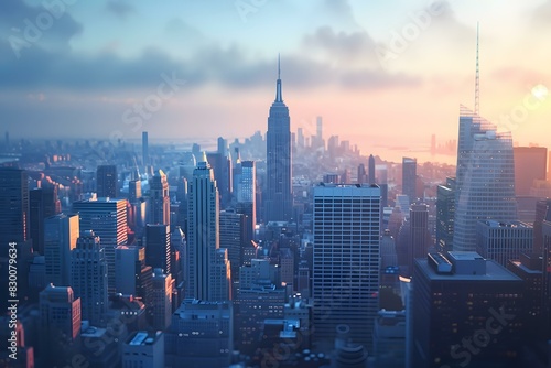 New York City skyline at sunset © Adobe Contributor