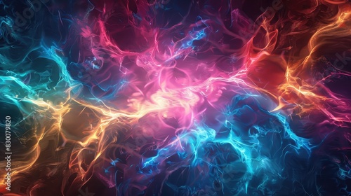 Vibrant Plasma Artistic Design