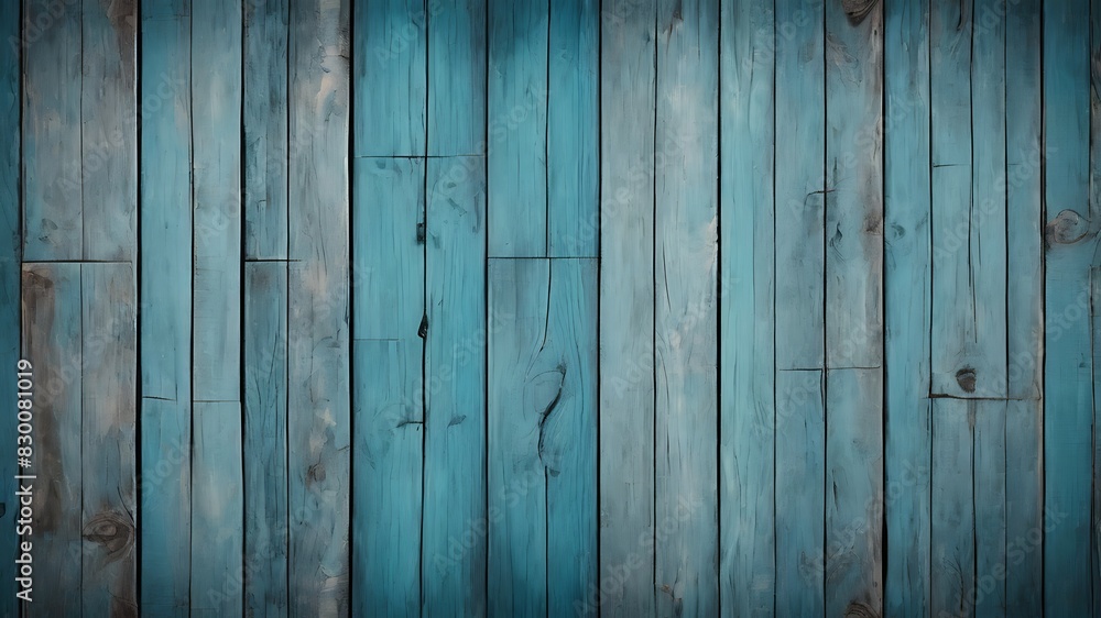 Background of light blue planks next to each other making a wooden wall Background of light blue planks next to each other making a wooden wall