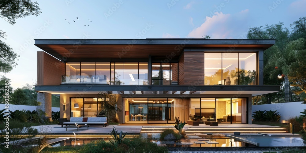 Modern, Luxurious Villa with Spacious Garden and Pool Modern, Luxurious Villa with Spacious Garden and Pool