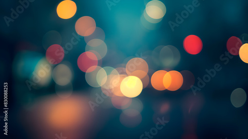 Enchanting Abstract Bokeh Lights Background for Vibrant Design © slonme