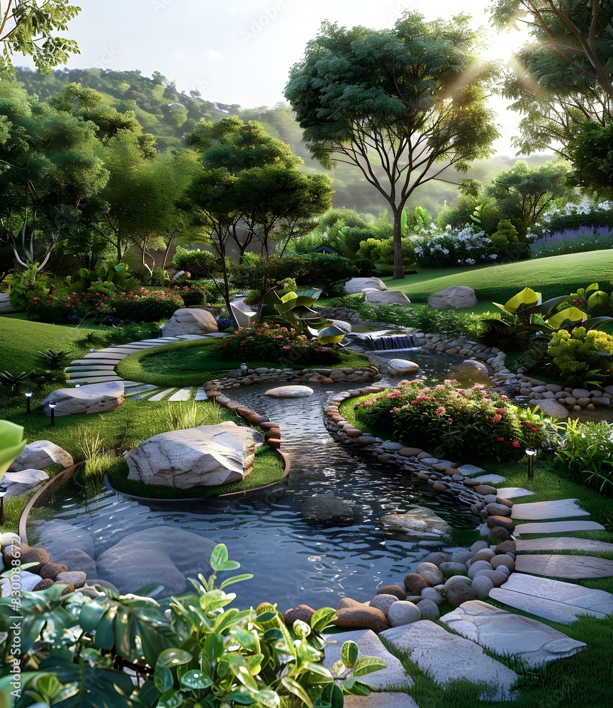 Landscape designæ•ˆæžœå›¾