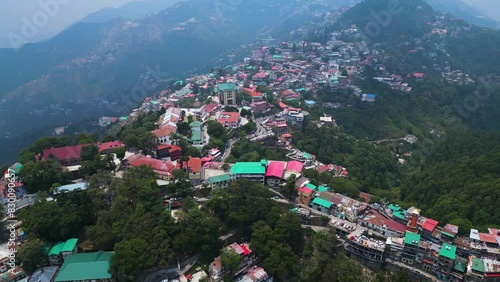Mussoorie Hill Station Aerial View