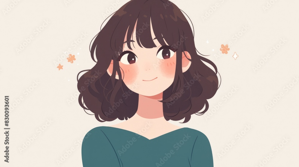 The girl cartoon icon is an endearing character that captivates audiences with her charm and relatable personality The girl cartoon icon is an endearing character that captivates audiences with her charm and relatable personality