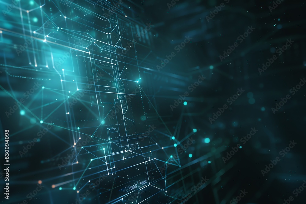 Futuristic system projections background for innovative designs Futuristic system projections background for innovative designs