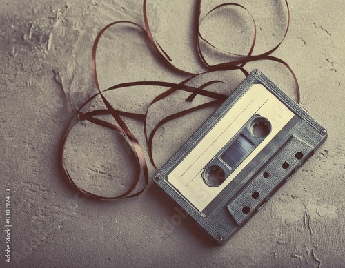 Old audio cassette